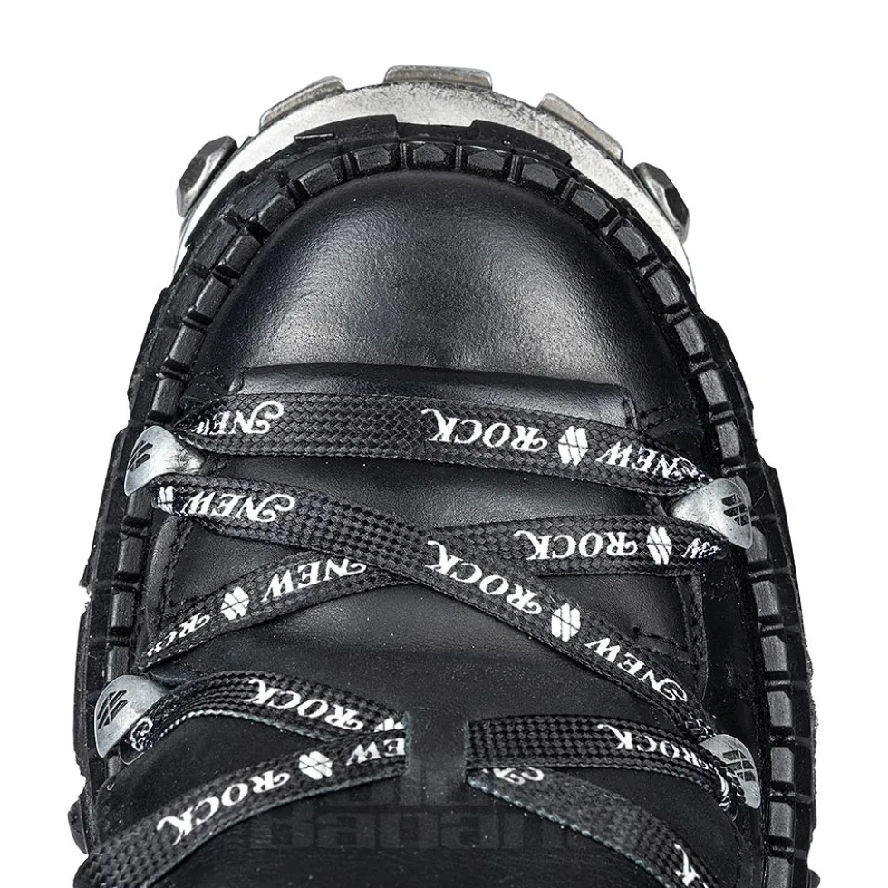 New Rock M-106 C4 Laces Shoe (Black)