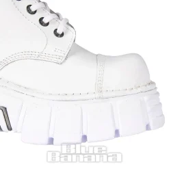 New Rock Metallic M.MILI083C-C7 Boots (White)