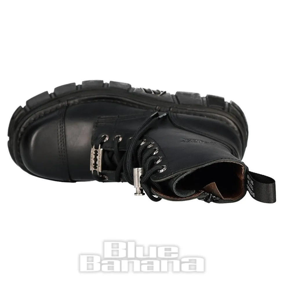 New Rock M.NEWMILI083-S21 Core Boots (Black)