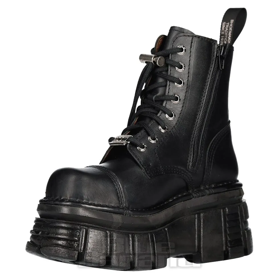 New Rock M.NEWMILI083-S21 Core Boots (Black)