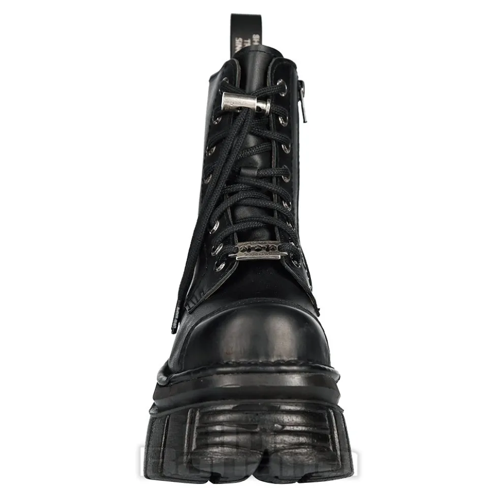 New Rock M.NEWMILI083-S21 Core Boots (Black)