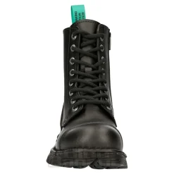 New Rock M-NEWMILI083-VS1 Vegan Military Boots (Black)