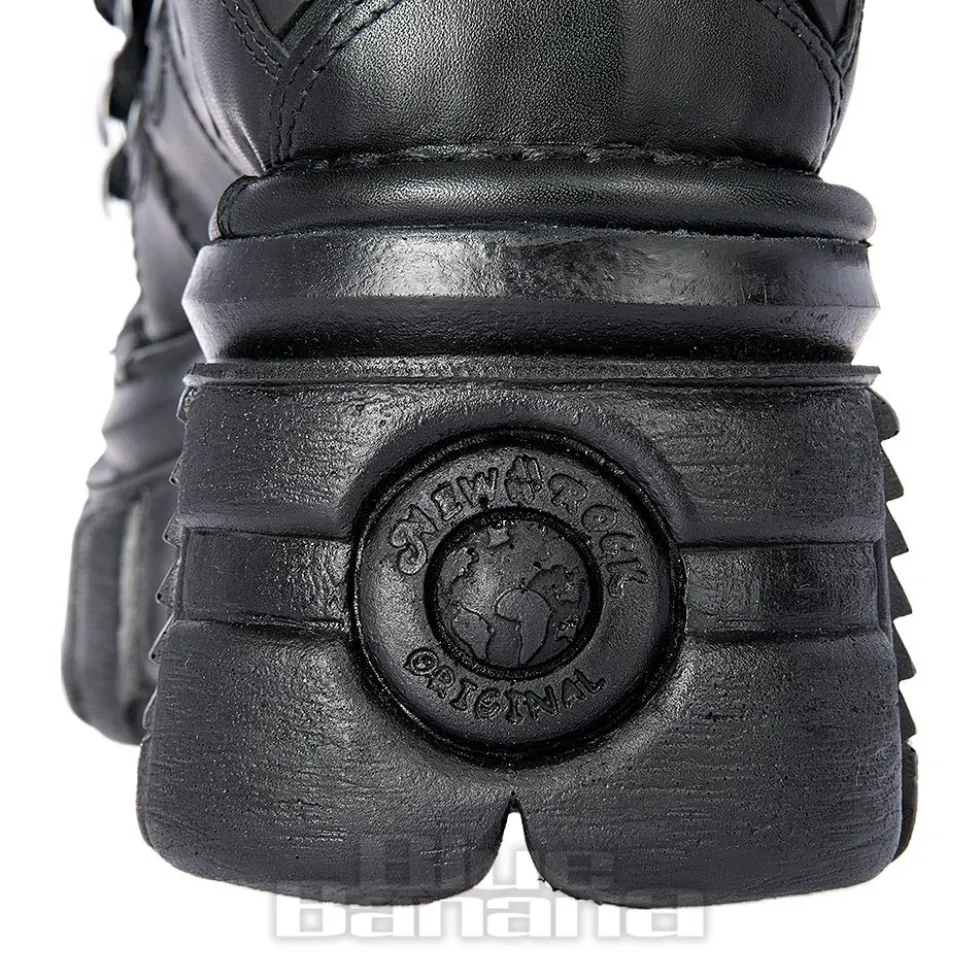 New Rock M.120N-S17 Tower Platform Shoes (Black)