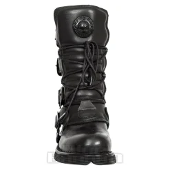 New Rock M.1473-S49 Comfort-Light Calf Boots (Black)