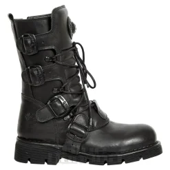 New Rock M.1473-S49 Comfort-Light Calf Boots (Black)