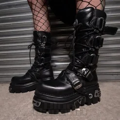 New Rock M.474-S1 Reactor Boots (Black)