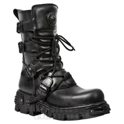 New Rock M.373-S18 Reactor Calf Boots (Black)