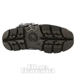 New Rock M.107-S2 Reactor Demon Flame Calf Boots (Black)