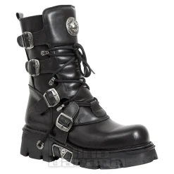 New Rock M.373-S29 Reactor Half Boots (Black)