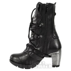 New Rock M.TR003-S1 Trail Heeled Boots (Black)