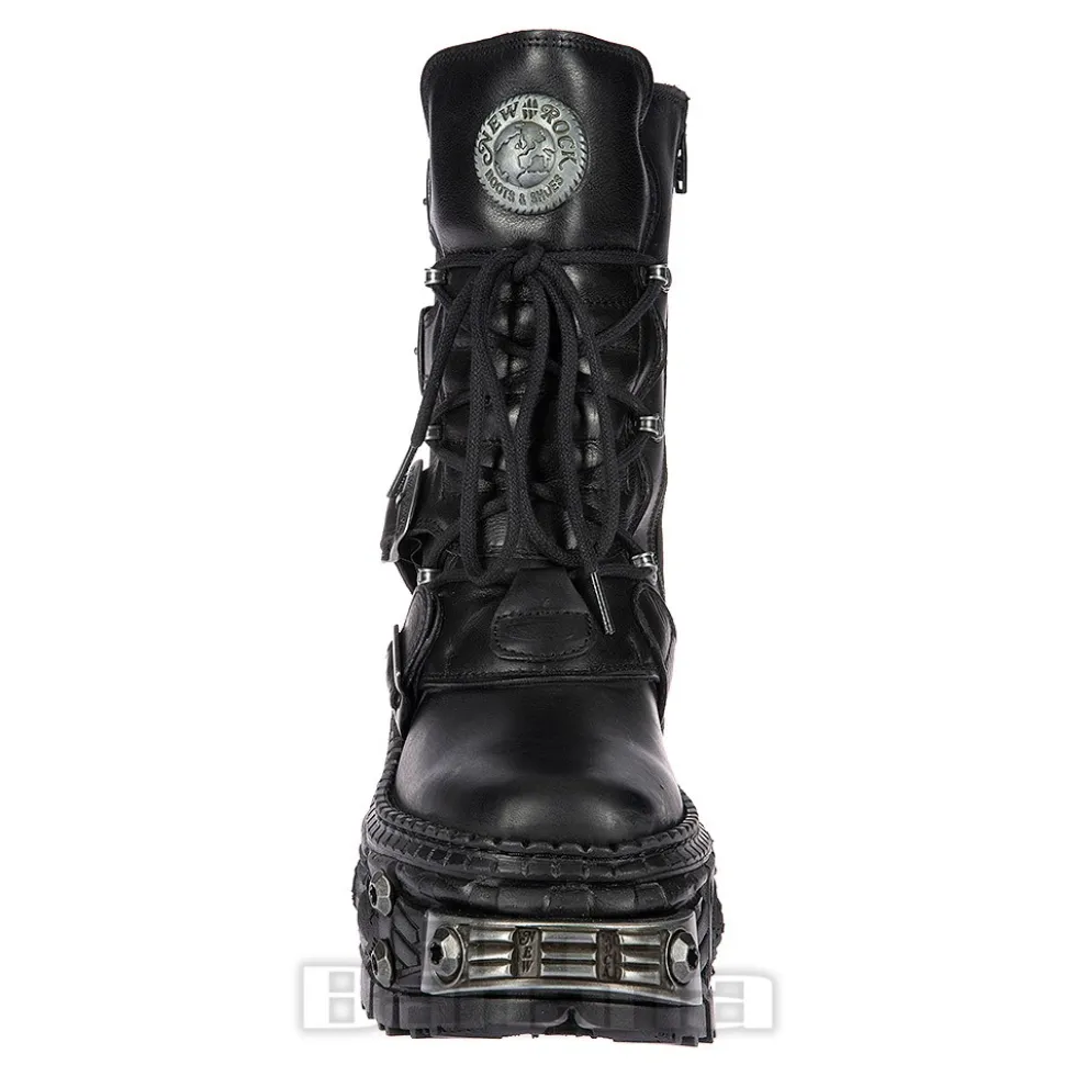 New Rock M.WALL1473-S11 Boots (Black)