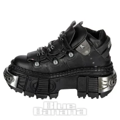 New Rock M-WALL106-V17 Vegan Shoes (Black)