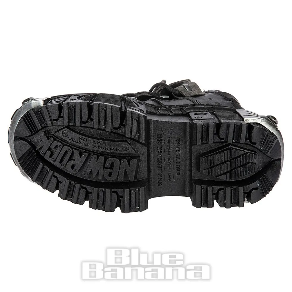 New Rock M-WALL106-V17 Vegan Shoes (Black)