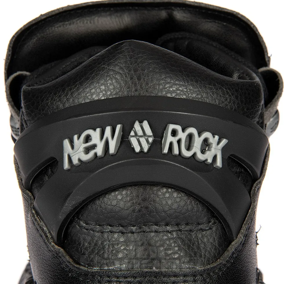 New Rock M-WALL106-V17 Vegan Shoes (Black)