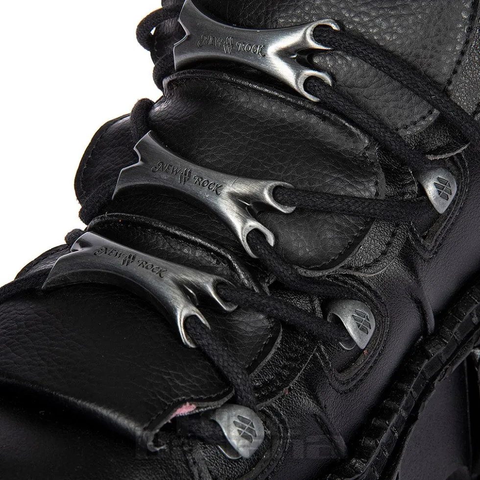 New Rock M-WALL106-V17 Vegan Shoes (Black)