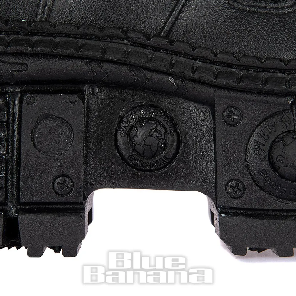 New Rock M-WALL106-V17 Vegan Shoes (Black)