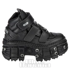 New Rock M.WALL285-V10 Vegan Shoes (Black)