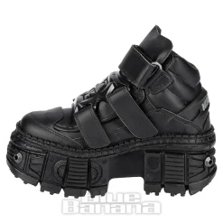 New Rock M.WALL285-V10 Vegan Shoes (Black)