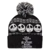 Nightmare Before Christmas Jack Skellington Knitted Hat (Black)