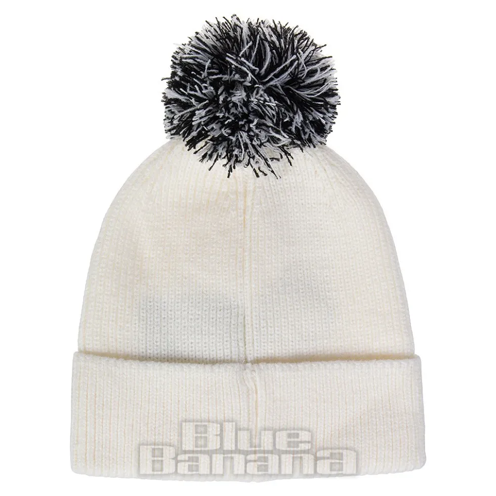 Nightmare Before Christmas Jack Skellington Face Knitted Hat (White)