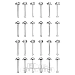 Nose Stud Star 24pc Set (Crystal)