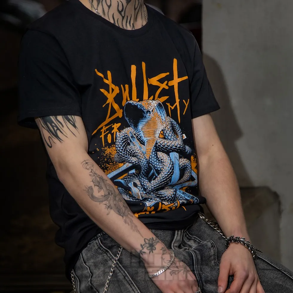 Official Bullet For My Valentine Cobra T Shirt (Black)