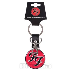 Official Foo Fighters Logo Keychain (Red/Black)