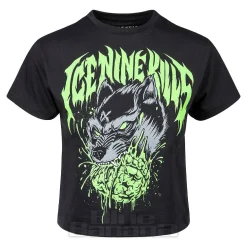 Official Ice Nine Kills Wolf Crop Top (Black)