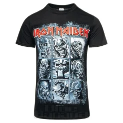 Official Iron Maiden 9 Eddies T Shirt (Black)