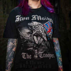 Official Iron Maiden Sketch Trooper T Shirt (Black)
