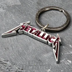 Official Metallica Logo Keyring (Red)