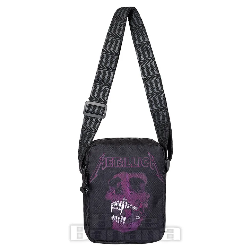 Official Metallica Pushhead Crossbody Bag (Black/Purple)