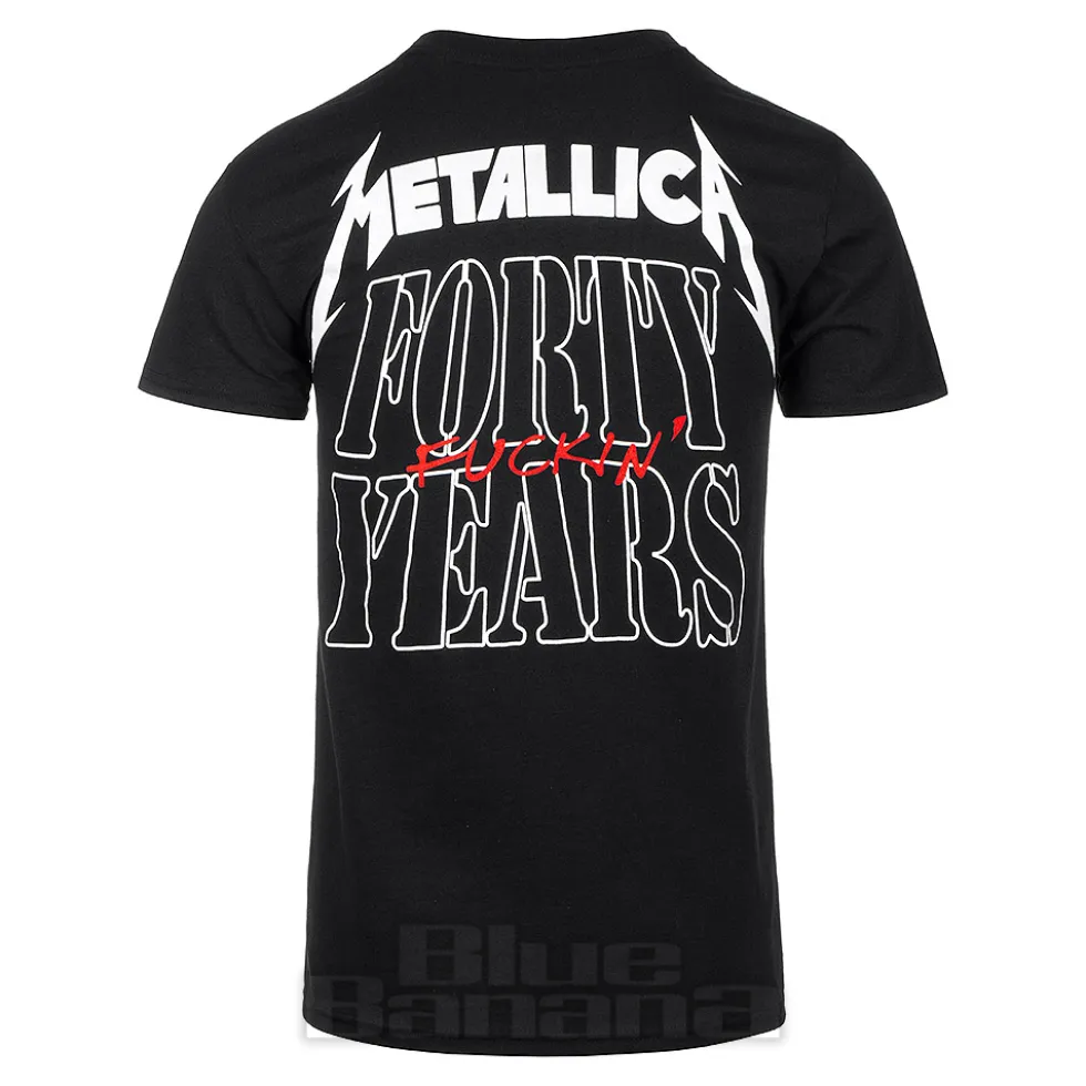 Official Metallica 40th Anniversary T Shirt (Black)