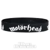 Official Motorhead Logo Gummy Wristband (Black)