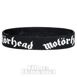 Official Motorhead Logo Gummy Wristband (Black)