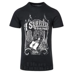 Official My Chemical Romance I Survived The Black Parade T Shirt (Black)