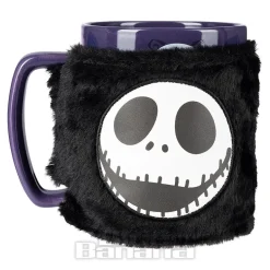 Official Nightmare Before Christmas Fuzzy Jack Skellington Mug (Purple/Black)