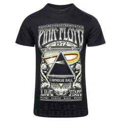Official Pink Floyd Carnegie Hall 1972 T Shirt (Black)