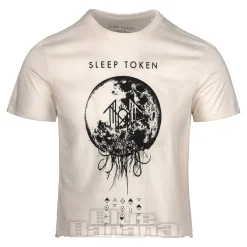 Official Sleep Token Take Me Back Crop T Shirt (White)