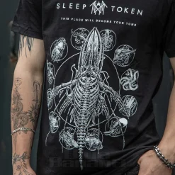 Official Sleep Token Tomb Whales T-Shirt (Black)