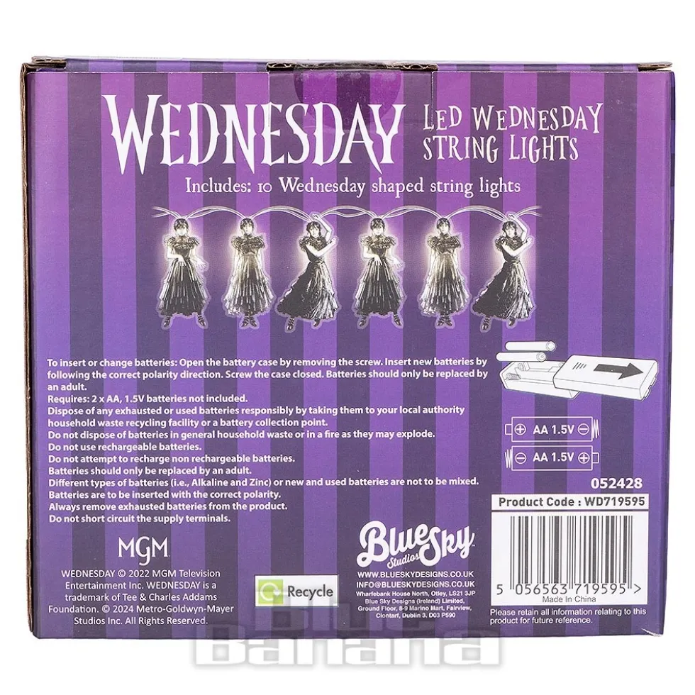 Official Wednesday Dancing String Lights (Multicolour)