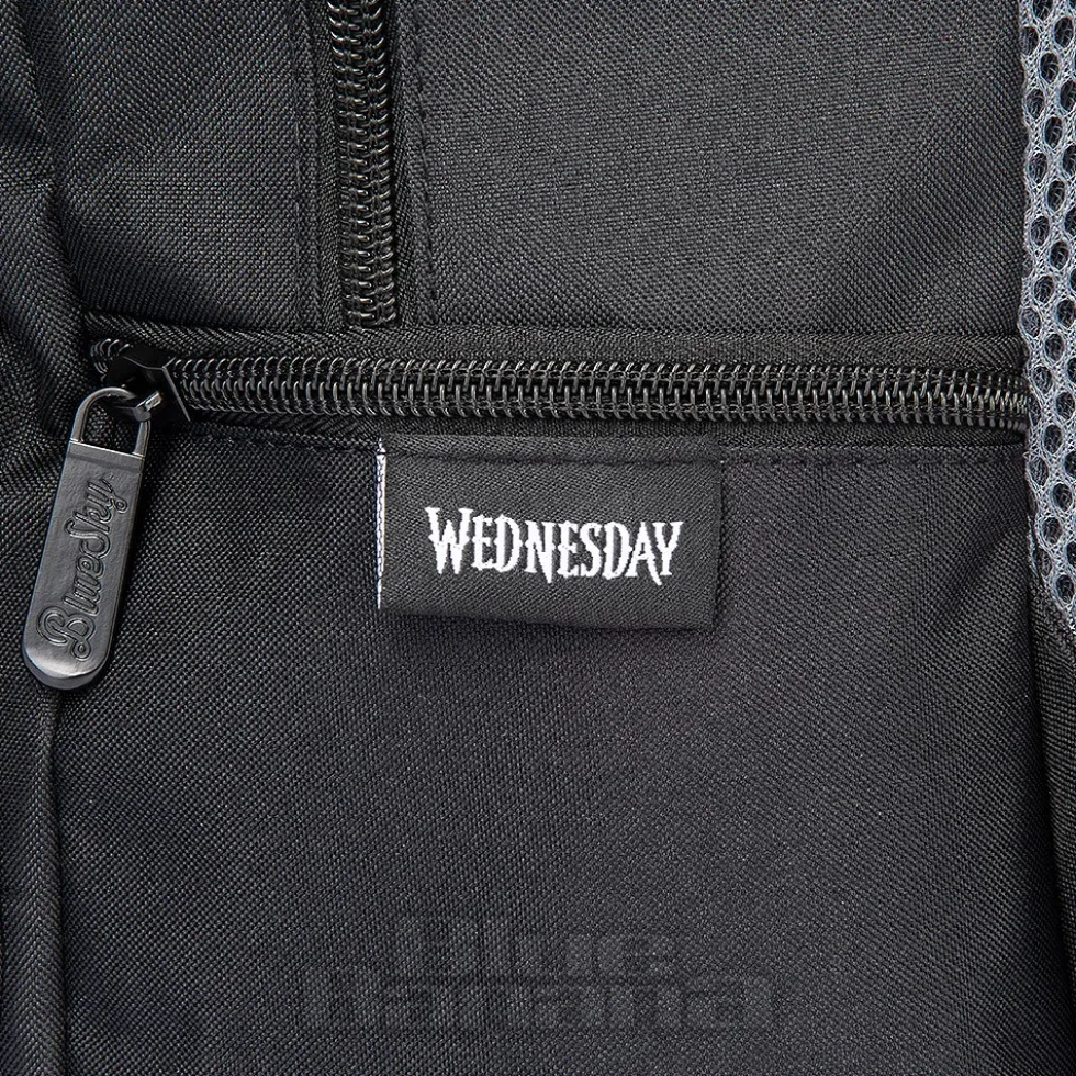 Official Wednesday Nevermore Backpack (Black/Grey)