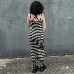 Ragged Priest Fever Dress (Charcoal)