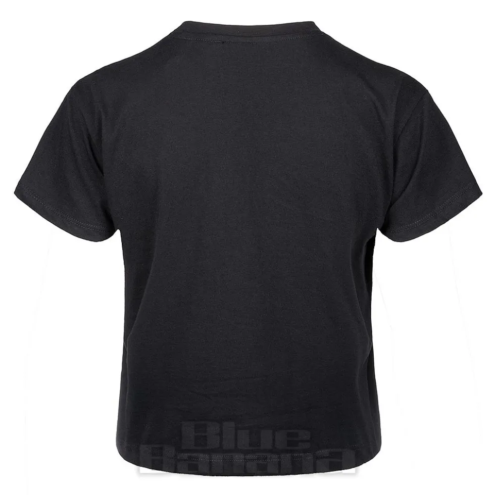 Salem Summer Camp Crop Top (Black)