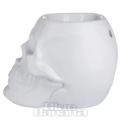 Something Different Skull Oil Burner (White)