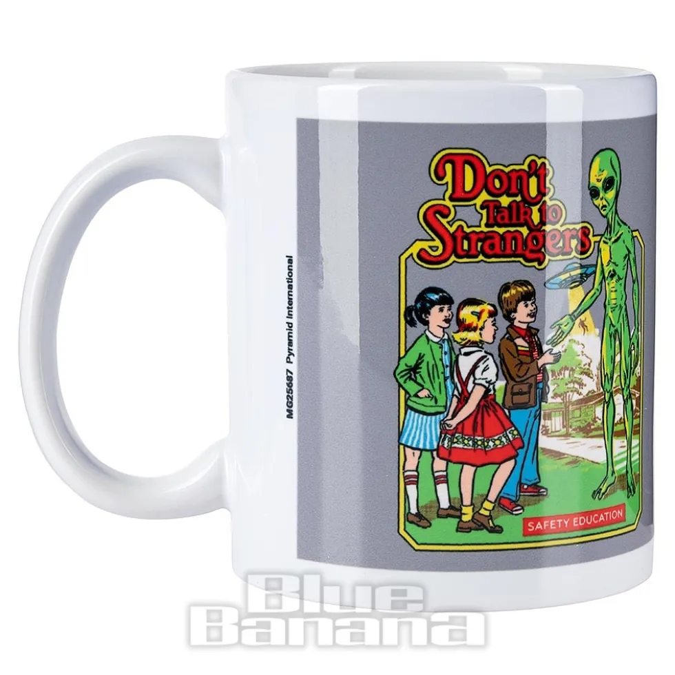 Steven Rhodes Don't Talk to Strangers Mug (Multicoloured)