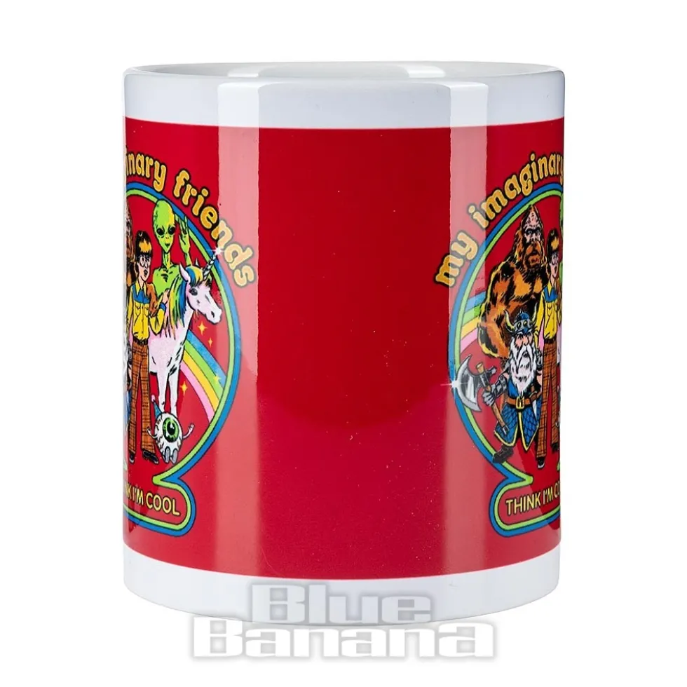 Steven Rhodes Imaginary Friends Retro Mug (Multicoloured)