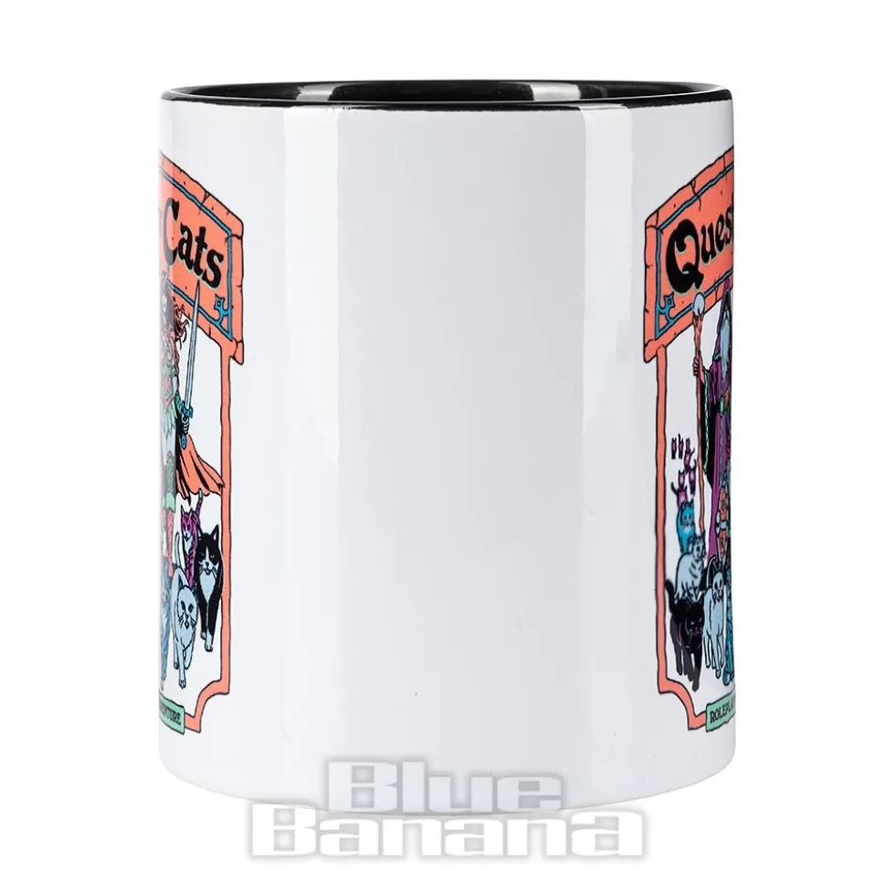 Steven Rhodes Quest For Cats Retro Mug (Multicoloured)