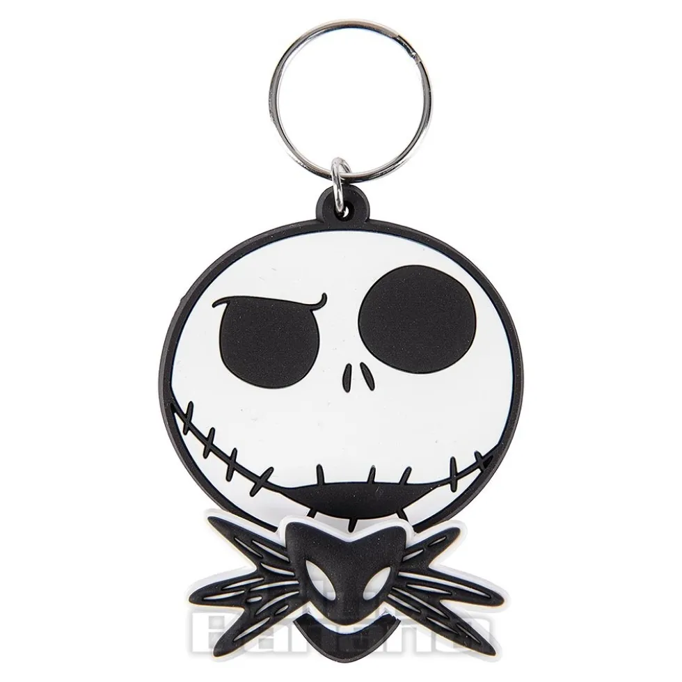 The Nightmare Before Christmas Jack Spinner Keychain (Black)