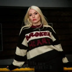 The Ragged Priest Tragic Jumper (Black/White)